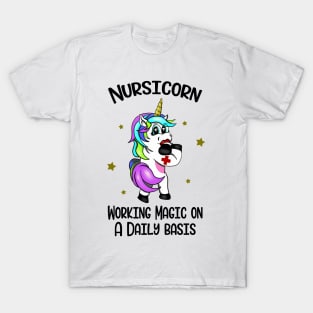 Nursicorn Unicorn Nurse Medicine Nursing T-Shirt